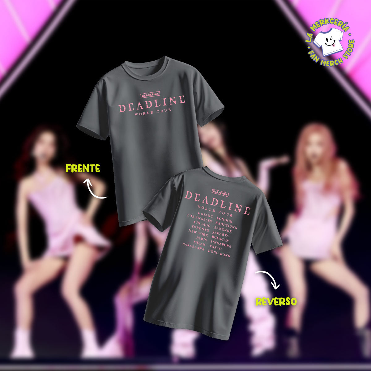 Playera BLACKPINK – Deadline Tour Goyang Edition