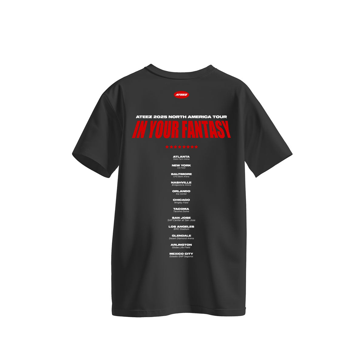 Playera ATEEZ – Tour In Your Fantasy - oficial fanmade -
