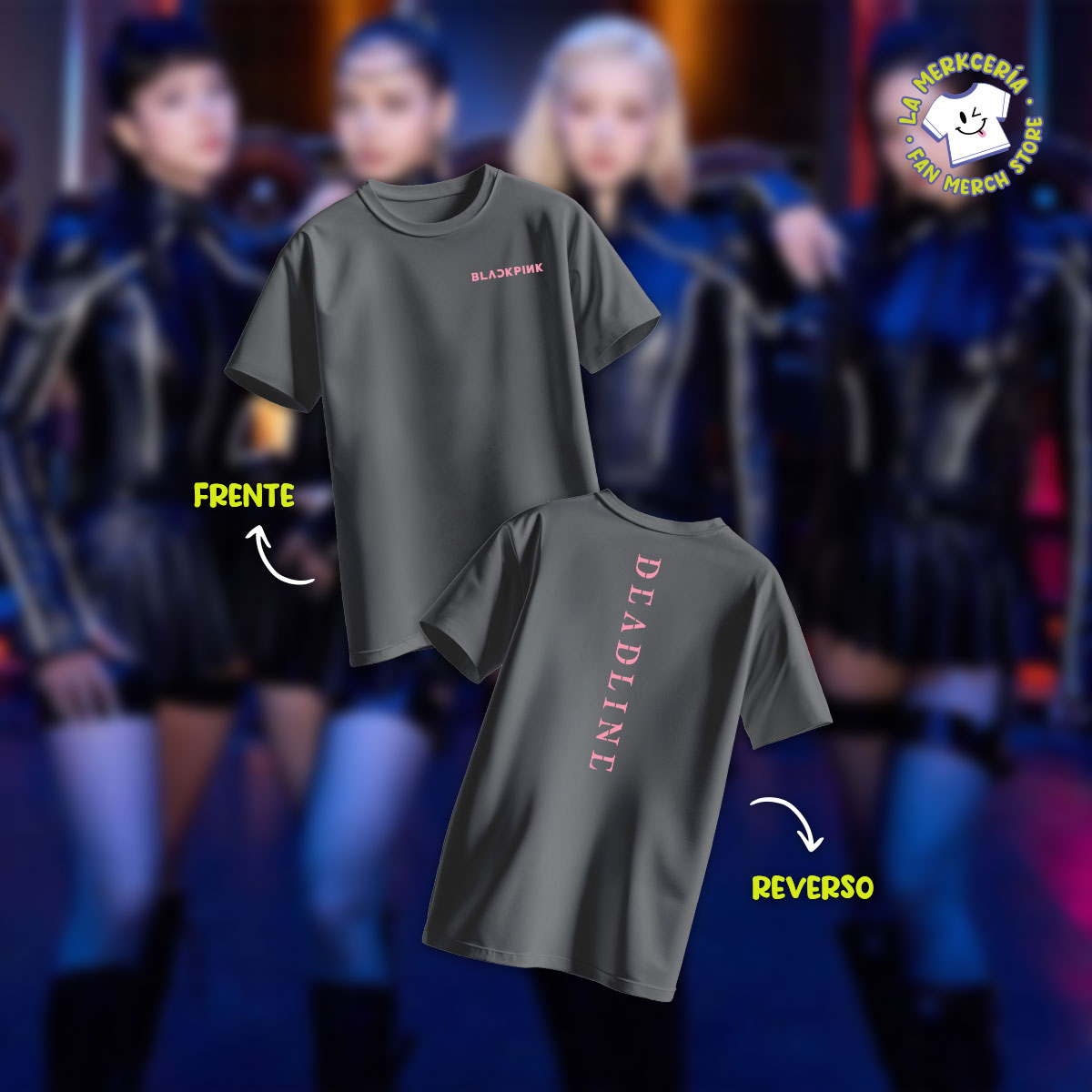 Playera BLACKPINK – Deadline Tour - Logo vertical