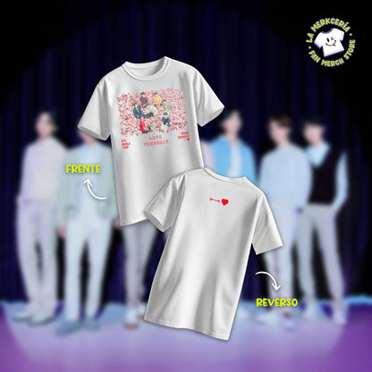 Playera BTS – Love Yourself Tour - White - 🌹✨